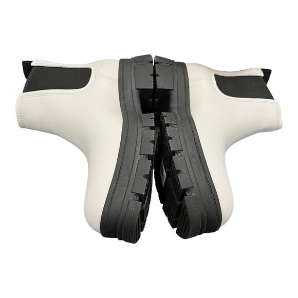 UGG BOOTS WOMEN'S 8 WHITE LEATHER ASHTON CHELSEA Waterproof Pull-on - Picture 9 of 11